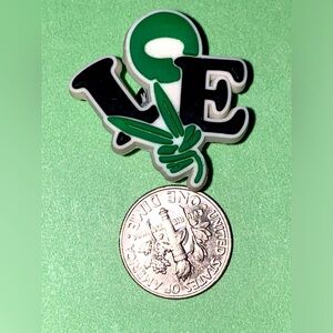 (10 for $15) Love Weed leaf 🍃 420 Cannabis Crocs Shoe Charms